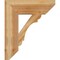 Ekena Millwork Olympic Slat Rough Sawn Bracket, Western Red Cedar, 6"W x 22"D x 26"H BKT06X22X26OLY06RWR - alternate 4